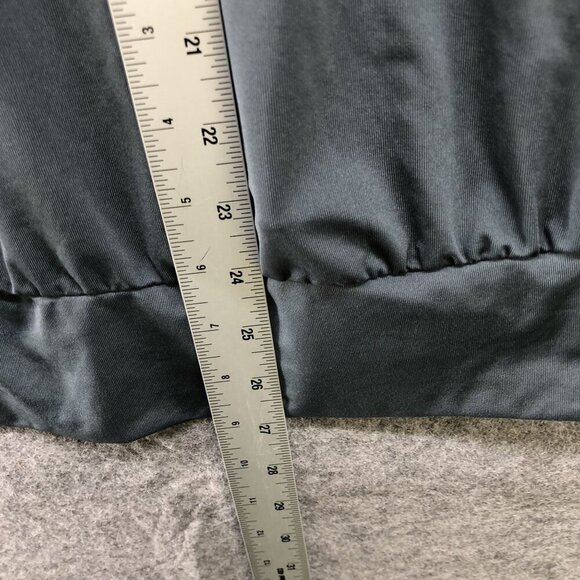 Gap Fit Active Tank Top Womens S Built In Bra Layered Cinch Hem Gray Black - Picture 8 of 9